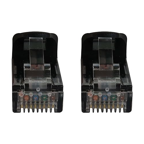 Tripp Lite Cat6a 10G Ethernet Cable, Snagless Molded UTP Network Patch Cable (RJ45 M/M), Black, 100 Feet / 0.3 Meters, Manufacturer's Warranty (N261-100-BK)