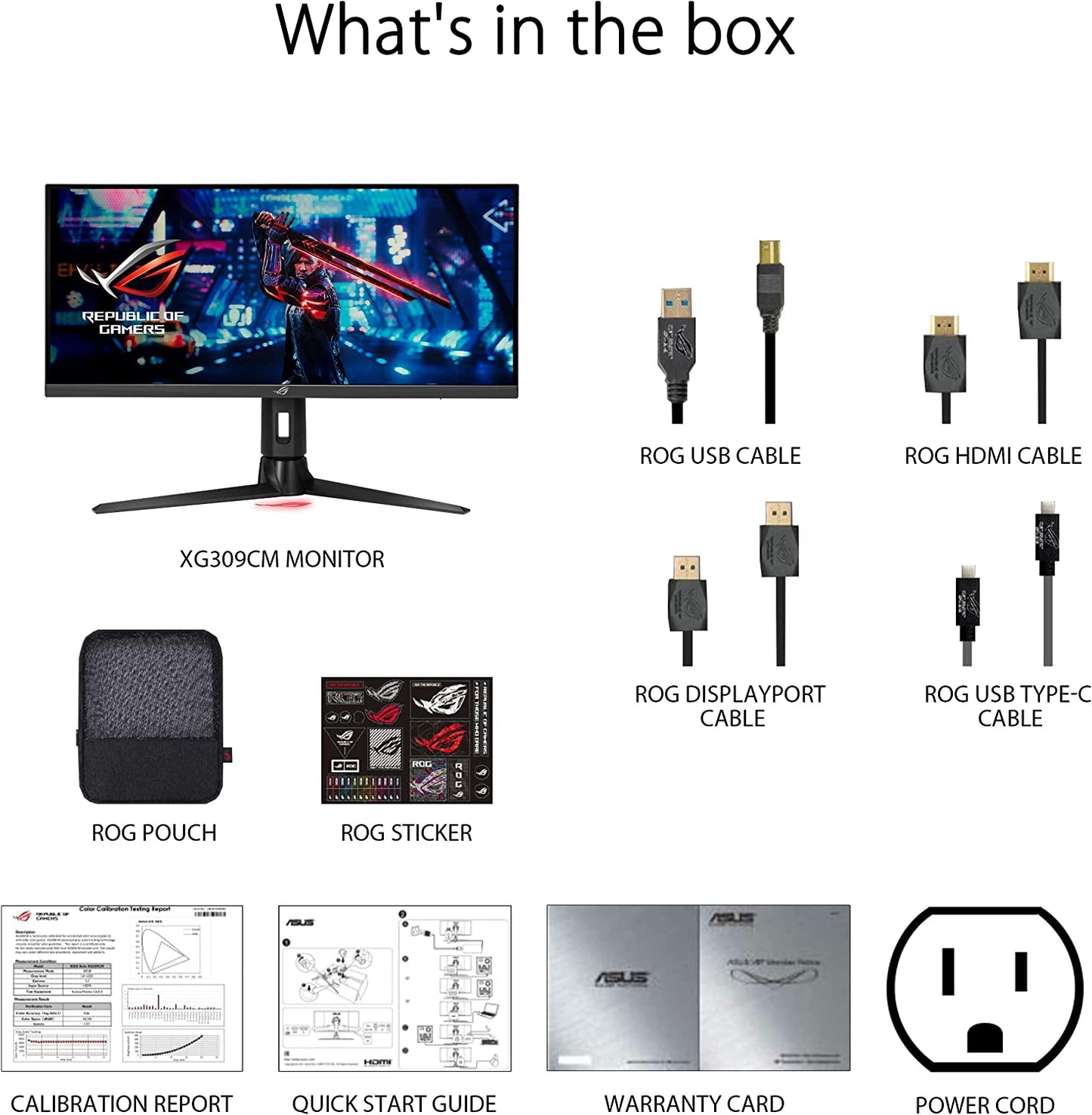 ASUS ROG Strix 29.5” 21:9 HDR Gaming Monitor (XG309CM) - WFHD (2560 x 1080), Fast IPS, 220Hz, 1ms, Extreme Low Motion Blur Sync, G-SYNC Compatible, Tripod socket for streaming, USB Type-C, KVM support