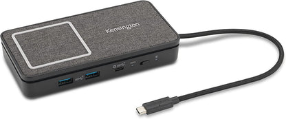 Kensington Ipad and Mac USB-C Dual 4K HDMI Docking Station with Qi Charging (K32800WW)