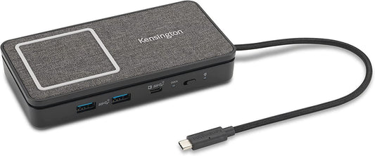Kensington Ipad and Mac USB-C Dual 4K HDMI Docking Station with Qi Charging (K32800WW)