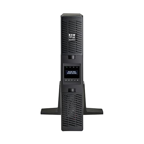 Tripp Lite 1500VA Smart Online UPS, 1.35kW Double-Conversion, 2U LCD USB DB9 (SU1500RTXLCDN)