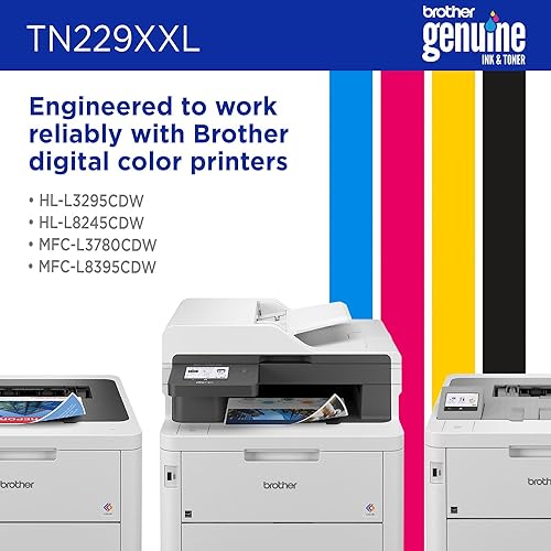 Brother Intl. Corp. Genuine TN229XXLY Super High Yield Yellow Toner Cartridge