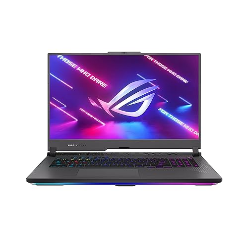 ASUS ROG Strix G17 (2023) Gaming Laptop, 17.3” WQHD 240Hz, GeForce RTX 4060, AMD Ryzen 9 7945HX, 16GB DDR5, 1TB PCIe SSD, Wi-Fi 6E, Windows 11, Per-Key RGB Keyboard, G713PV-DS91-CA