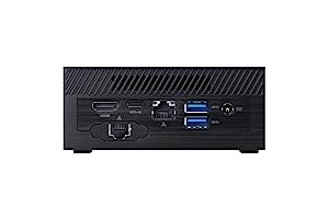 ASUS PN41 Fanless MiniPC Barebone with Intel 11th gen Quad Core Celeron N5100, Support Dual 4K, DisplayPort, WiFi, Bluetooth 5, Hardware TPM, VESA Mount