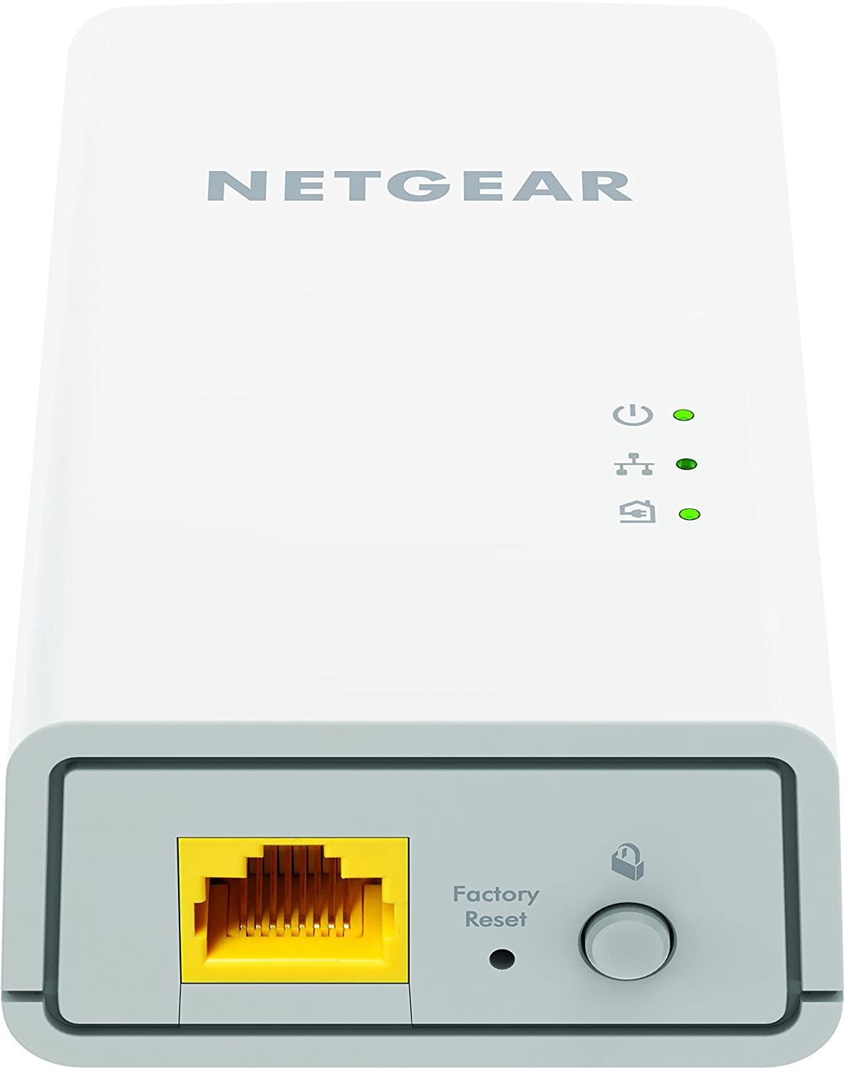NETGEAR Powerline adapter Kit, 1200 Mbps Wall-plug, 1.2 Gigabit Ethernet Ports (PL1200-100PAS) 1.2 Gbps Kit