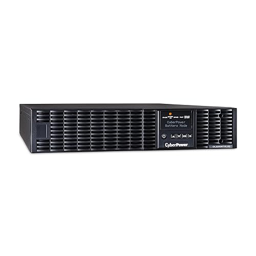 CyberPower OL2200RTXL2UN Smart App Online UPS System, 2200VA/1800W, 7 Outlets, 2U Rack/Tower + Pre-Installed SNMP Card Network Card 2200VA