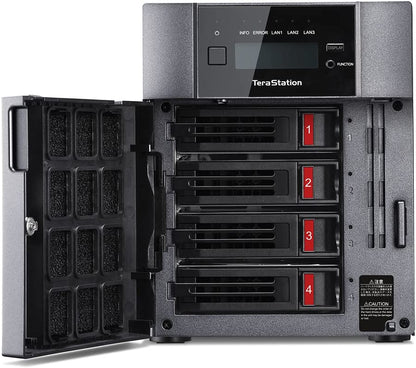 BUFFALO TeraStation 5410DN Desktop 32 TB NAS Hard Drives Included TeraStation 5410 Desktop 4 Drive Bays 32 TB