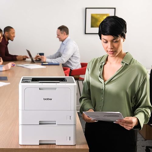 Brother HL-L5210DWT Business Monochrome Laser Printer with Dual Paper Trays, Wireless Networking, and Duplex Printing New Model: HLL5210DWT