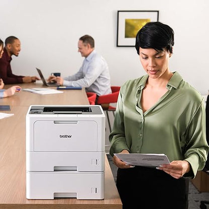 Brother HL-L5210DWT Business Monochrome Laser Printer with Dual Paper Trays, Wireless Networking, and Duplex Printing New Model: HLL5210DWT