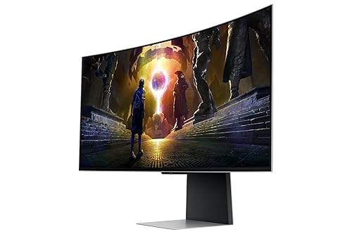 SAMSUNG 34-Inch Curved OLED Odyssey G8 Gaming Monitor Ultra WQHD 175 Hz Refresh Rate (LS34DG850SNXZA) -[Canada Version] (2024)