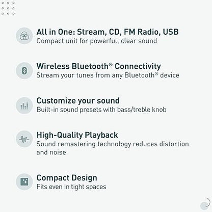 Panasonic SCPM700 Micro System with CD, Radio and Bluetooth, Black