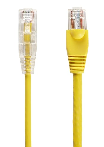 BlackBox Black Box Slim-Net Cat.6 UTP Patch Network Cable - 3 ft Category 6 Network Cable for Patch Panel, Wallplate, Network Device - First End: 1 x RJ-45 Network - Male - Second End: 1 x RJ-45 Network - Male - 10 Gbit/s - Patch Cable
