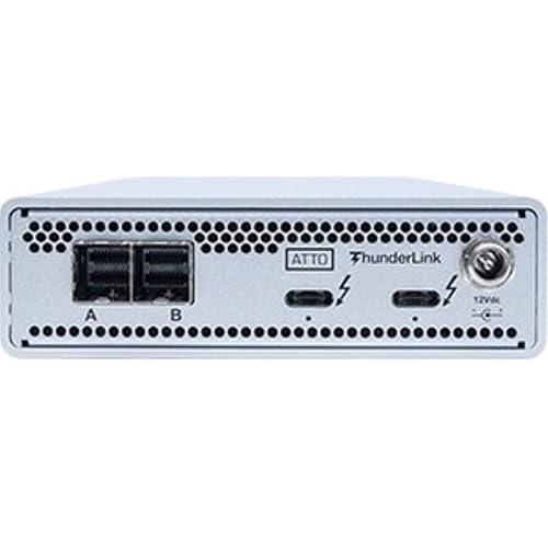 ATTO 40Gb/s Thunderbolt 3 (2-Port) to 12Gb/s SAS/SATA (8-Port) Adapter