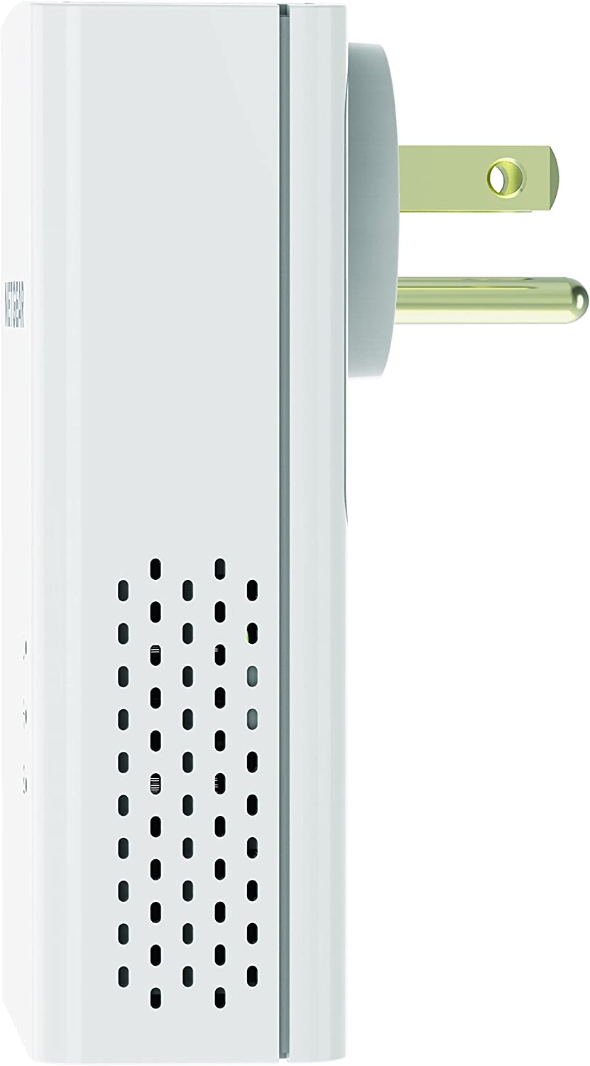 NETGEAR Powerline adapter Kit, 1200 Mbps Wall-plug, 1.2 Gigabit Ethernet Ports (PL1200-100PAS) 1.2 Gbps Kit