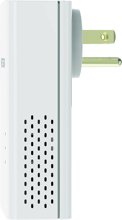 NETGEAR Powerline adapter Kit, 1200 Mbps Wall-plug, 1.2 Gigabit Ethernet Ports (PL1200-100PAS) 1.2 Gbps Kit