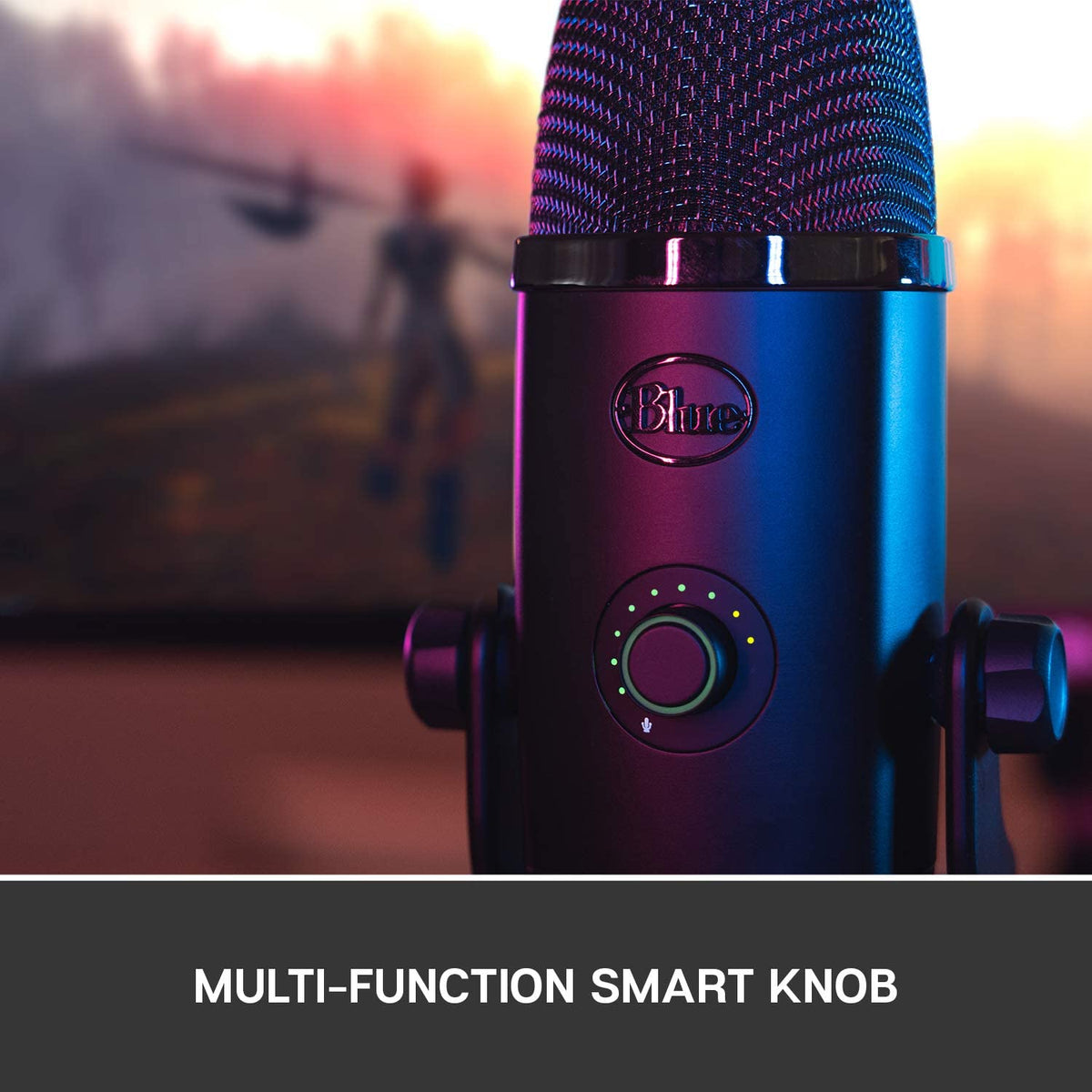 Logitech for Creators Blue Yeti X USB Microphone for PC, Podcast, Gaming, Streaming, Studio, Computer Mic - Blackout