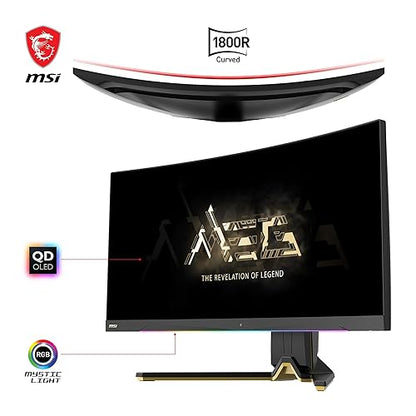 MSI MEG 342C QD OLED 34, 3440 x 1440 (UWQHD), OLED, 21:9, 175Hz, 0.1ms, HDR 400 FreeSync Premium, Height Adjustment