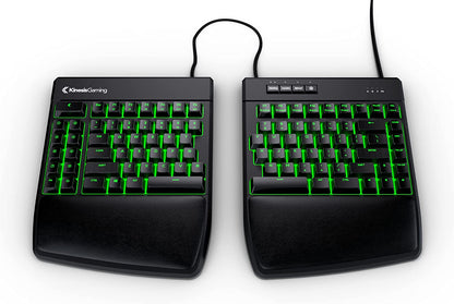 KINESIS GAMING Freestyle Edge RGB Split Mechanical Keyboard (MX Blue) RGB MX Blue