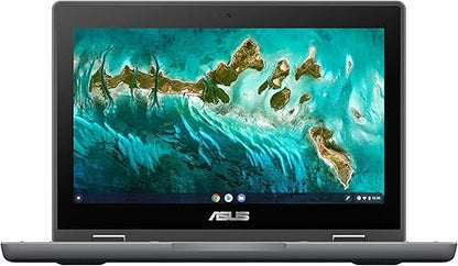 ASUS Chromebook Flip Cr1 Cr1100fka-yz182t-s 11.6 Touchscreen Convertible Chromebook - Hd - 1366 X 768 - Intel Celeron N5100 Quad-core [4 Core] 1.10 Ghz - 8 Gb Total Ram - 32 Gb Flash Memory