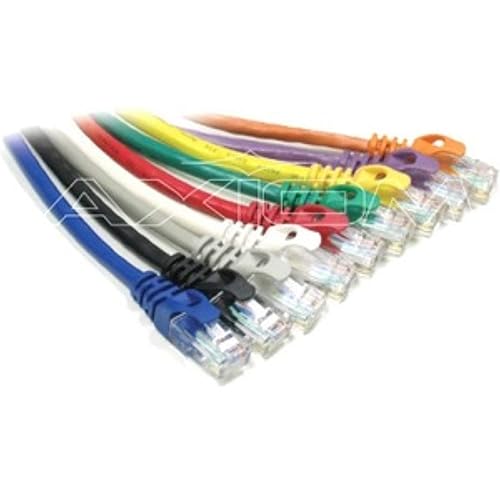 Axiom Memory 50ft Cat6 550mhz Molded Boot Patch Cable - Yellow - (C6MB-Y50-AX)