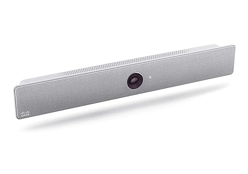 Cisco Webex Room Kit with Touch 10, All-in-One Video Conferencing Solution with 1080p Video Camera, Integrated Microphone, and Speakers, 90-Day Limited Liability Warranty (CS-KIT-K9)