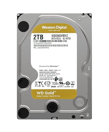 Western Digital Gold HDD 2000GB Serial ATA III Internal Hard Drive