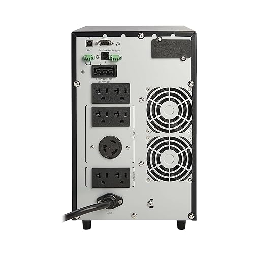 Tripp Lite SmartOnline 120V 2.2kVA 1.8kW Double-Conversion UPS, Tower, Extended Run, Network Management Card Slot, LCD, USB, DB9, 2 Year Warranty & $250,000 Insurance (SU2200XLCD)