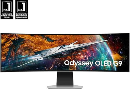 Samsung 49 inch Odyssey OLED G9 Gaming Monitor (LS49CG954SNXZA) -[Canada Version] (2023) 2023 model 49 Inch Smart OLED