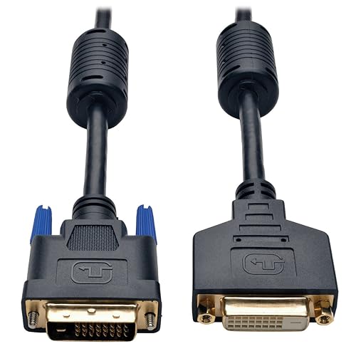 Tripp Lite DVI Dual Link Extension Cable, Digital TMDS Monitor Cable (DVI-D M/F) 10-ft.(P562-010) 10-Feet