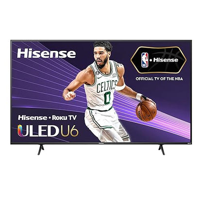Hisense 65U6KR-65 4K ULED Roku Smart TV with Quantum Dot Technology-2023