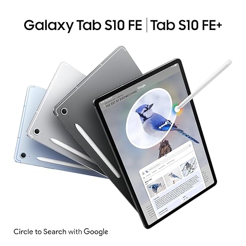 Samsung Galaxy Tab S10 FE+ Silver 128GB - AI Tablet, 13.1", 90Hz, 13MP Camera, IP68, S Pen Included (CAD Version & Warranty) Silver 128GB Tab S10 FE+ Tablet Only