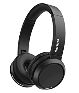 Philips H4205 On-Ear Wireless Headphones with 32mm Drivers and BASS Boost on-Demand, Black Black One-Size