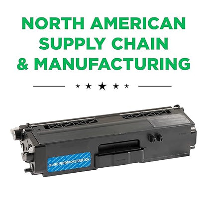 Remanufactured Toner Cartridge Replacement for Brother TN336 | Cyan | High Yield Cyan 3,500
