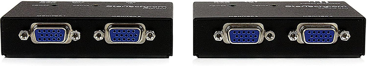 StarTech.com VGA Video Extender over Cat5 (ST121 Series) - Up to 500ft (150m) - VGA over Cat 5 Extender - 2 Local and 2 Remote (ST121UTP) No Audio Support Two power adapters