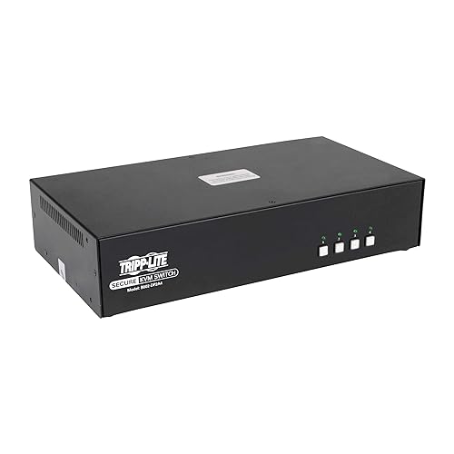 Tripp Lite Secure KVM Switch 4-Port DisplayPort Dual Monitor Niap Pp3.0