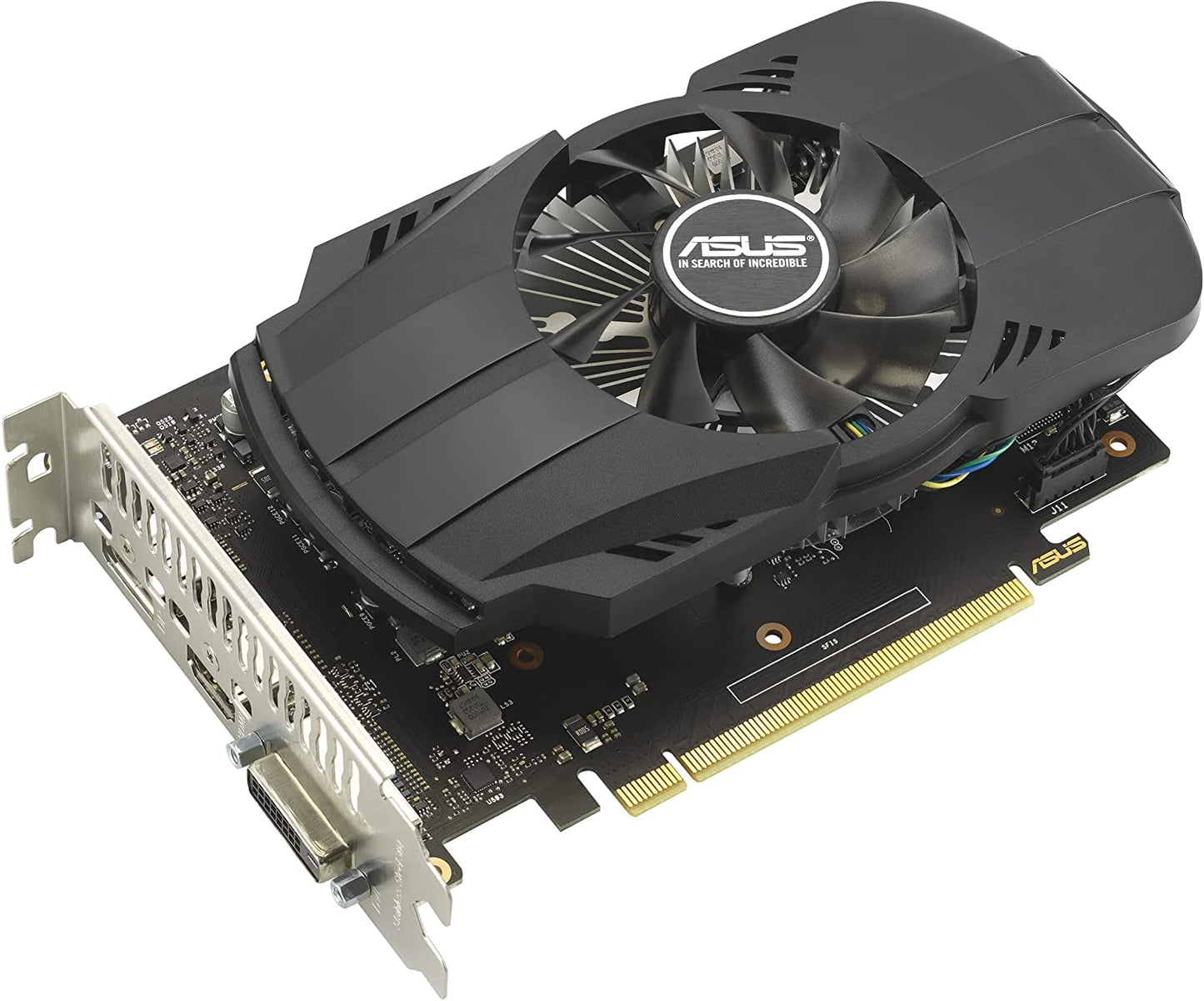 ASUS Phoenix NVIDIA GeForce GTX 1650 OC Edition Gaming Graphics Card (PCIe 3.0, 4GB GDDR6 Memory, HDMI 2.0, DisplayPort 1.4a, DVI-D, Dual Ball Fan Bearings, Auto-Extreme)