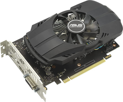 ASUS Phoenix NVIDIA GeForce GTX 1650 OC Edition Gaming Graphics Card (PCIe 3.0, 4GB GDDR6 Memory, HDMI 2.0, DisplayPort 1.4a, DVI-D, Dual Ball Fan Bearings, Auto-Extreme)