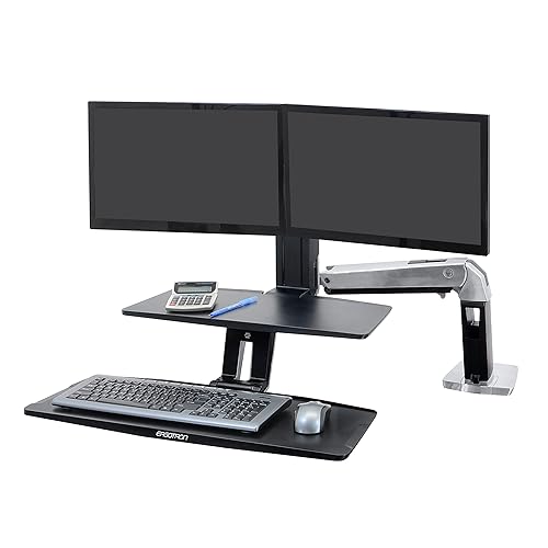 Ergotron WorkFit-A with Suspended Keyboard, Dual HD (24-392-026)