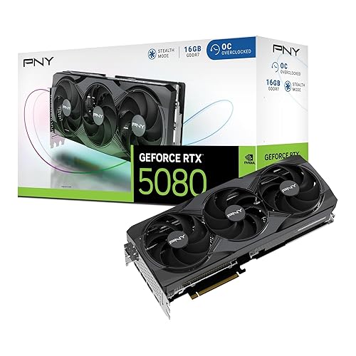 PNY GeForce RTX™ 5080 Overclocked Triple Fan