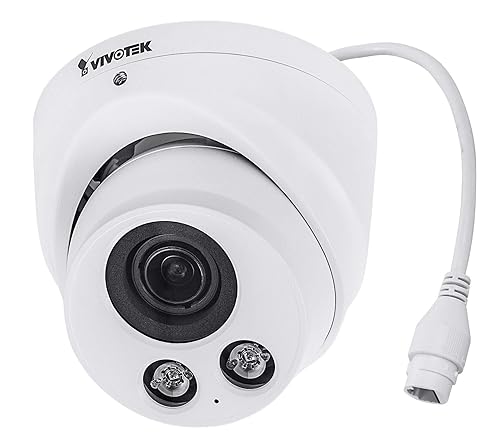 Vivotek IT9388-HT 5 Megapixel Outdoor HD Network Camera - Turret - TAA Compliant - 98.43 ft Infrared Night Vision - H.264, H.265, MJPEG - 2560 x 1920 - 2.80 mm Zoom Lens - 4.3x Optical - 20 fps - CMOS