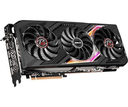 ASRock AMD Radeon™ RX 7900 XT Phantom Gaming 20GB OC Graphics Card 320 Bit 7680 x 4320 0dB Silent Cooling 3 x DisplayPort™ 2.1 GDDR6 1 x HDMI™ 2.1 20Gbps PCI Express 4.0
