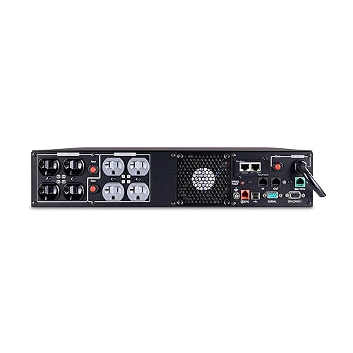 CyberPower PR2000RT2UN Smart App Sinewave UPS System, 2000VA/2000W, 8 Outlets, 2U Rack/Tower, RMCARD205 Pre-Installed 2000VA NET