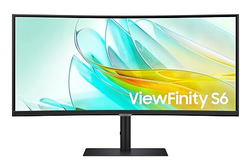 Samsung 34 inch Viewfinity Ultra-WQHD S65UC Business Monitor with 100Hz Refresh Rate, 1.07 Billion Colors, USB C, Built-in Speaker, 3-Year Warranty - LS34C654UENXGO [Canada Version](2025)