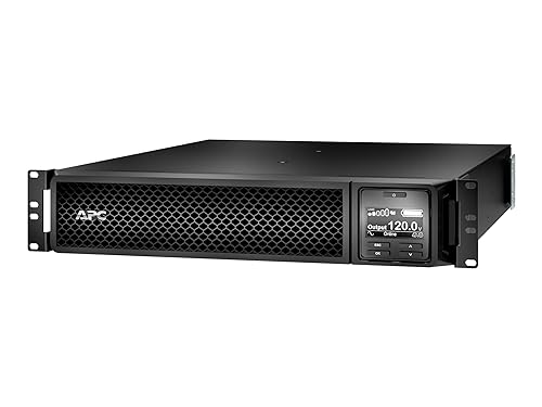 APC UPS 1000VA Smart-UPS Single Phase Online Uninterruptible Power Supply, Rack Mount UPS (SRT1000RMXLA) Rack Mount 1000VA