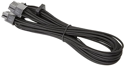 Corsair Premium Individually Sleeved 12+4pin PCIe Gen 5 Type-4 600W 12VHPWR Cable, Black 4080 4070 4090xx CP-8920331