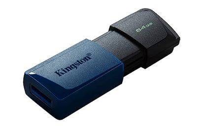 Kingston Technology 64gb Dt Exodia M Usb3.2 Gen 1 29 (black + Blue) 2 Pieces