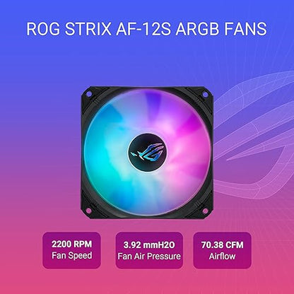 ASUS ROG Strix LC III 360 ARGB LCD All-in-one CPU Liquid Cooler - Intel® LGA 1700, 1200, 115X - AMD Socket AM4, AM5 – with 2.1" IPS LCD, Asetek’s New Gen7 v2 Pump, and Premium ROG ARGB Fans Gen III 360mm|ARGB|LCD