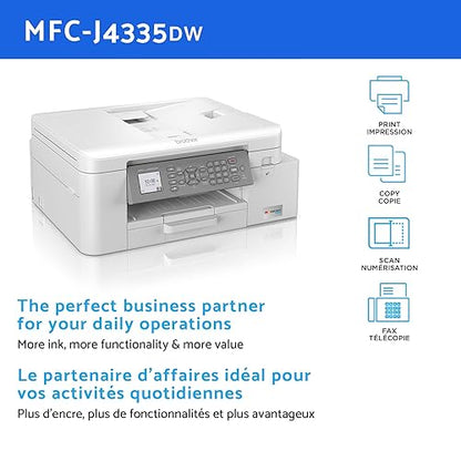 Brother MFC-J4335DW INKvestment-Tank All-in-One Printer with Duplex and Wireless Printing Plus Up to 1-Year of Ink in-Box