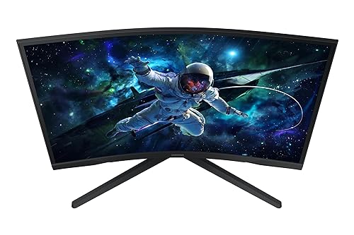 Samsung 27 inch Odyssey G55C QHD 165 Hz 1 ms Curved Gaming Monitor – (LS27CG550ENXZA) [Canada Version]