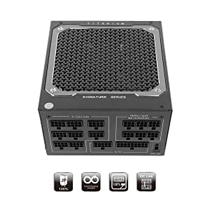 Antec Signature Series ST1000, 80 PLUS Titanium Certified, 1000W Full Modular with OC Link Feature, PhaseWave Design, Full Top-Grade Japanese Caps, Zero RPM Mode, 135 mm FDB Silence &amp; 10-Year Warranty 1000W Titanium